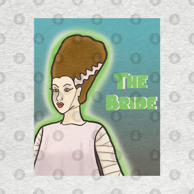 The Bride of Frankenstein by tesiamarieart